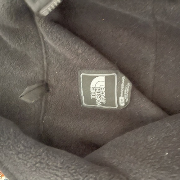 The North Face Black Fleece Jacket with Pink Breast Cancer Logo - Picture 4 of 4